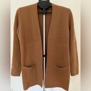 Cyrus | Camel Open Front Cardigan w/ Pockets | Size M